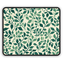 Botanical Leaf Mouse Mat | Green Vine Mouse Pad
