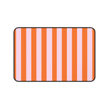 Orange Cabana Stripe Desk Mat