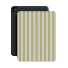 Sage Cabana Stripe iPad Case