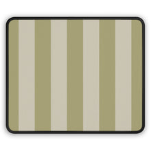 Sage Cabana Stripe Mouse Mat