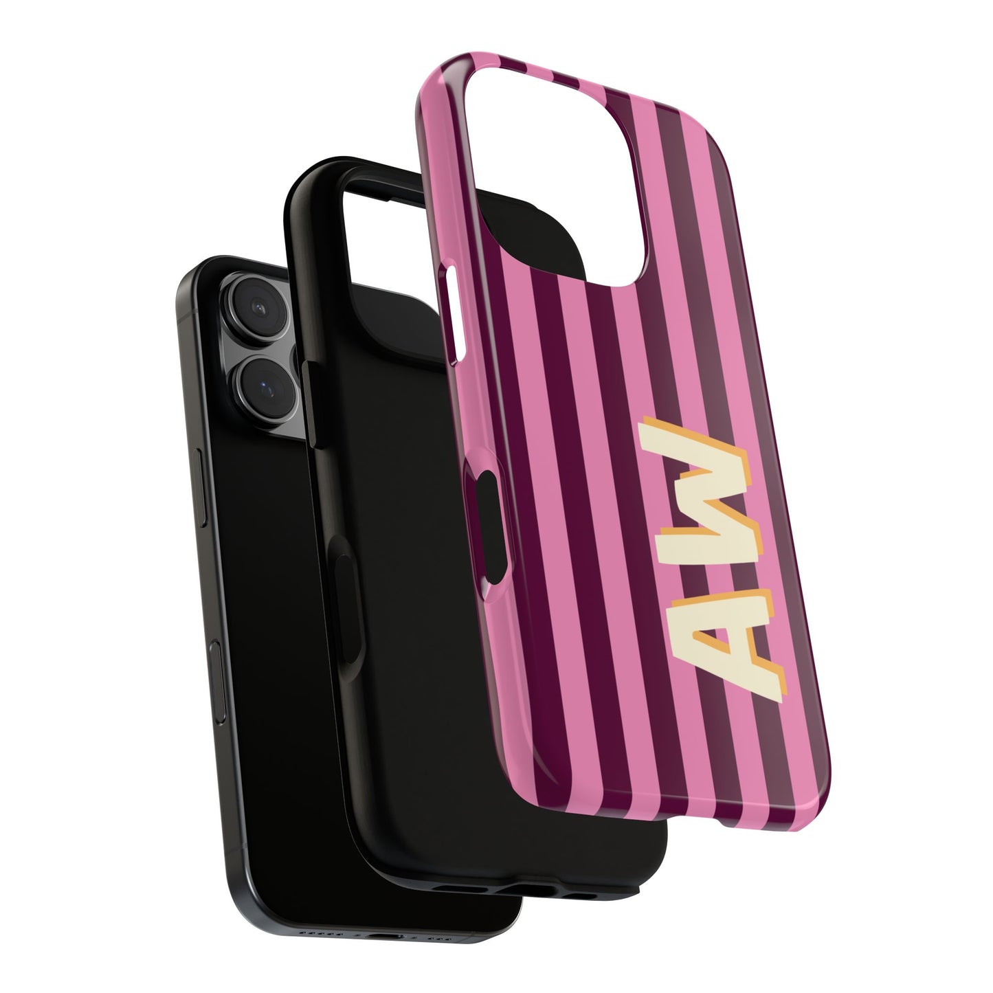 Bold Stripe Monogram Phone Case