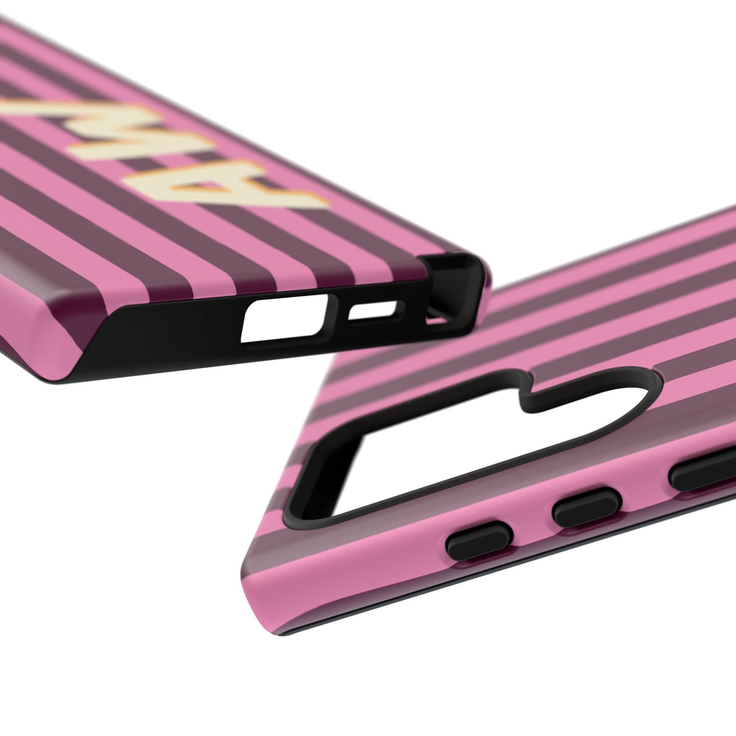 Bold Stripe Monogram Phone Case