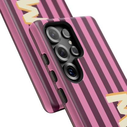 Bold Stripe Monogram Phone Case