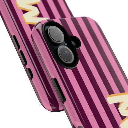 Bold Stripe Monogram Phone Case