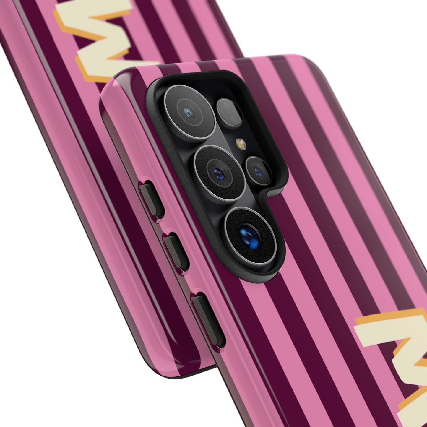 Bold Stripe Monogram Phone Case