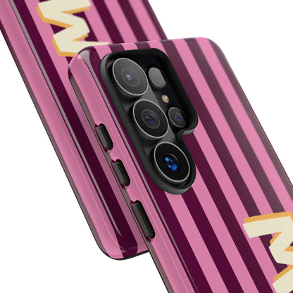 Bold Stripe Monogram Phone Case