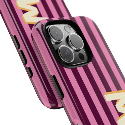 Bold Stripe Monogram Phone Case