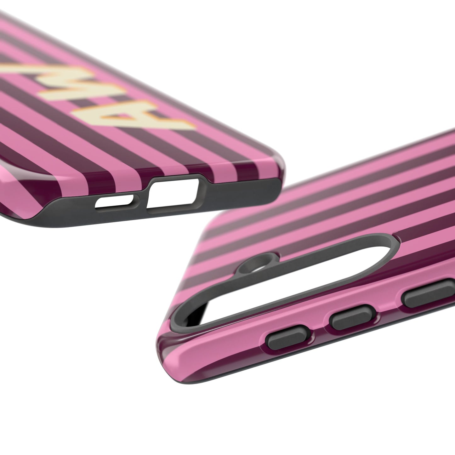 Bold Stripe Monogram Phone Case