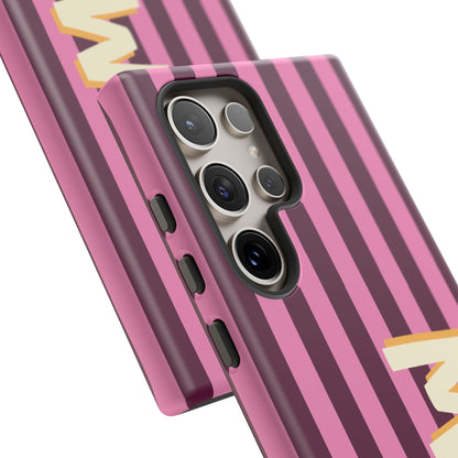 Bold Stripe Monogram Phone Case