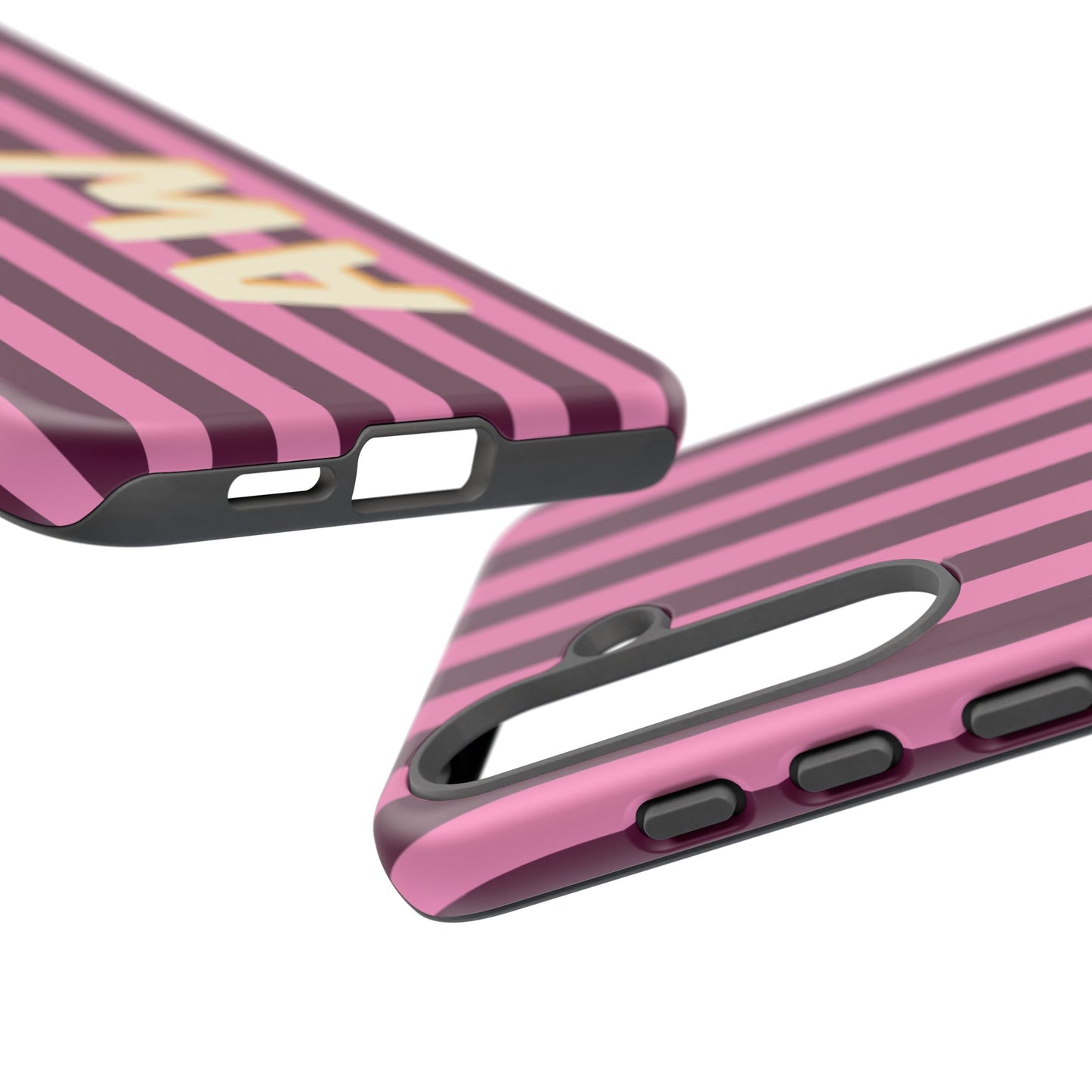 Bold Stripe Monogram Phone Case