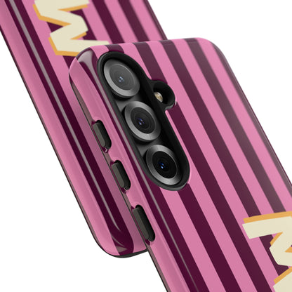 Bold Stripe Monogram Phone Case