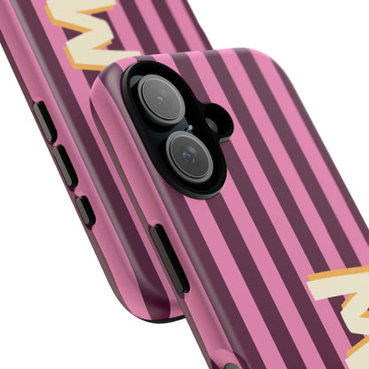 Bold Stripe Monogram Phone Case