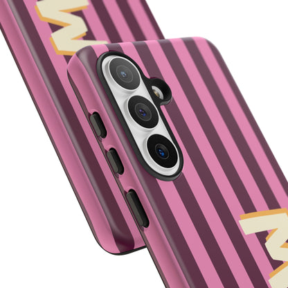 Bold Stripe Monogram Phone Case