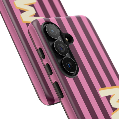 Bold Stripe Monogram Phone Case