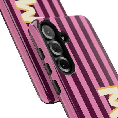 Bold Stripe Monogram Phone Case