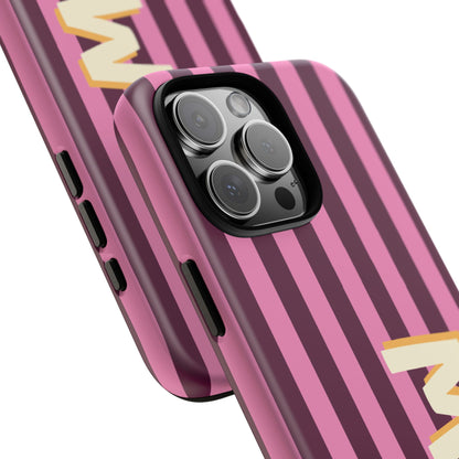 Bold Stripe Monogram Phone Case