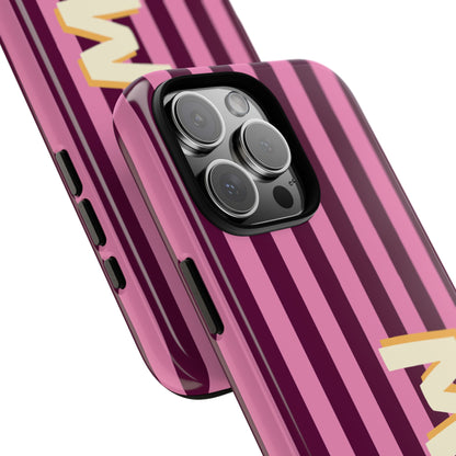 Bold Stripe Monogram Phone Case