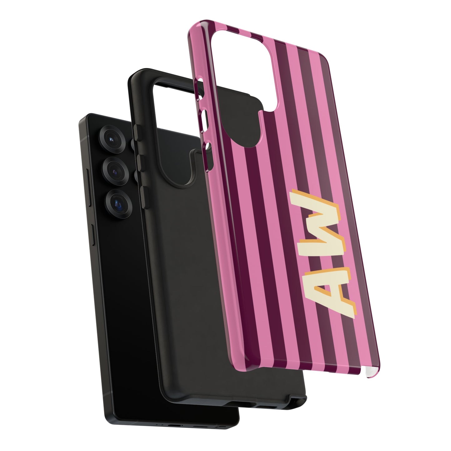 Bold Stripe Monogram Phone Case
