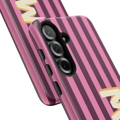 Bold Stripe Monogram Phone Case