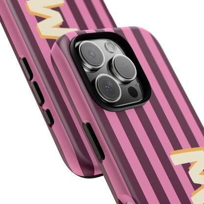 Bold Stripe Monogram Phone Case