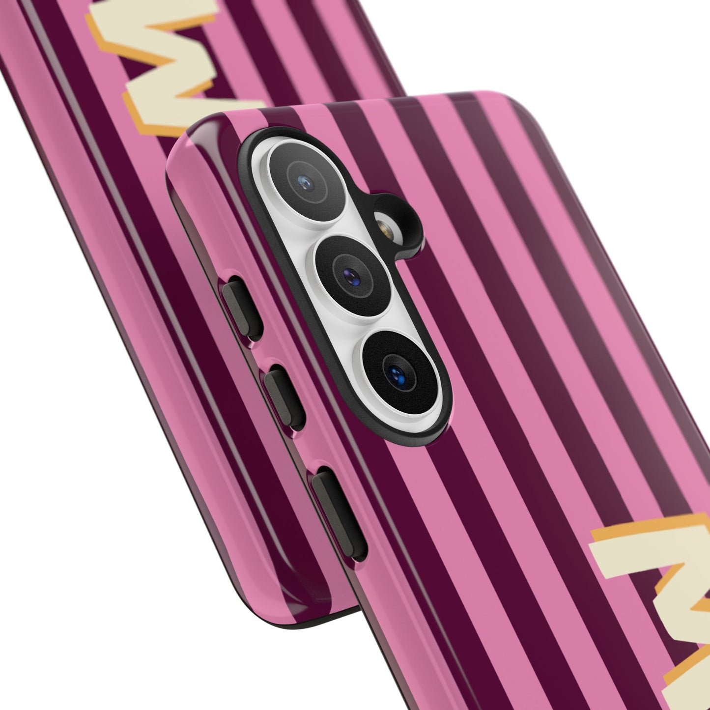 Bold Stripe Monogram Phone Case