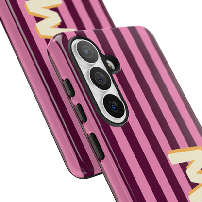 Bold Stripe Monogram Phone Case