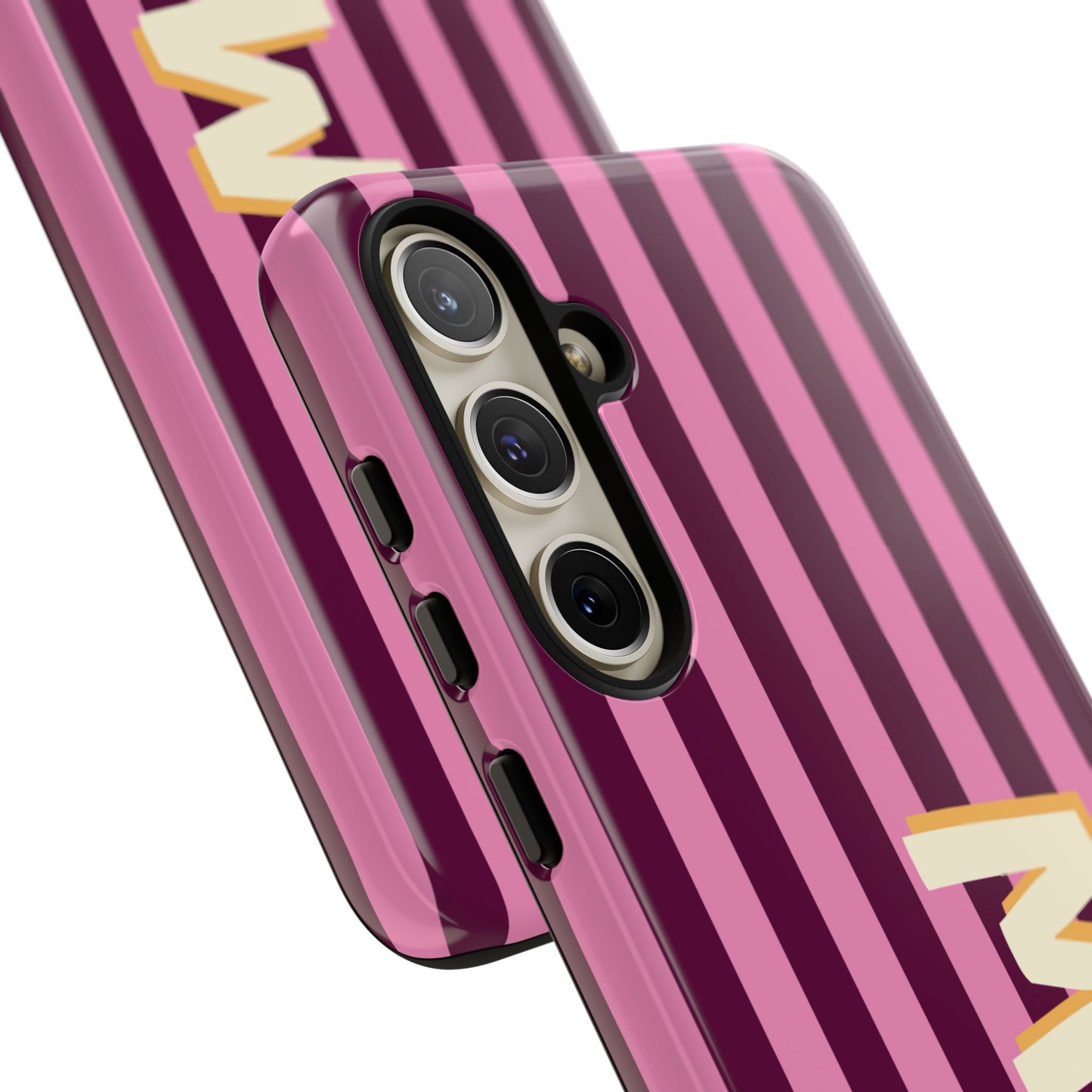 Bold Stripe Monogram Phone Case