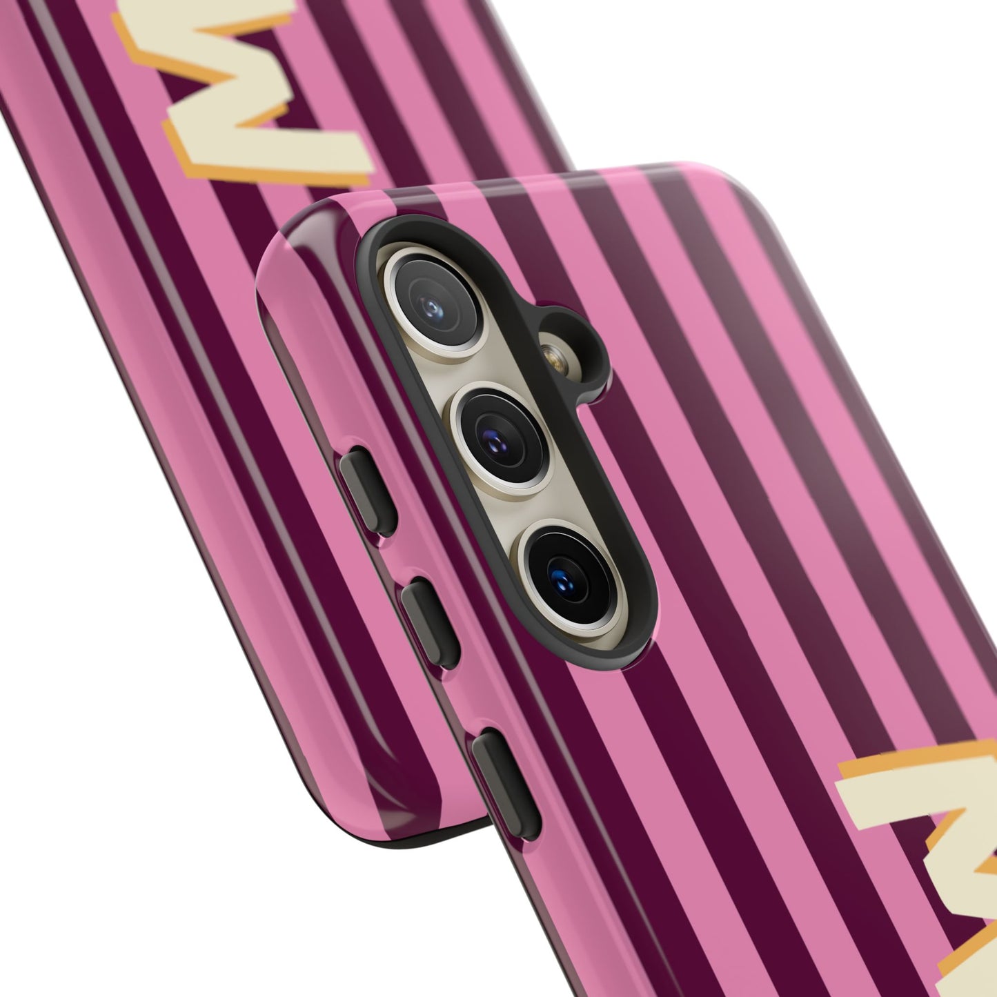 Bold Stripe Monogram Phone Case