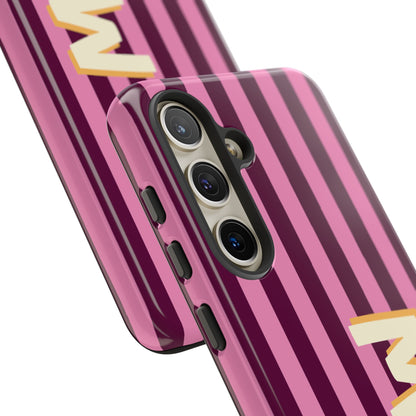 Bold Stripe Monogram Phone Case