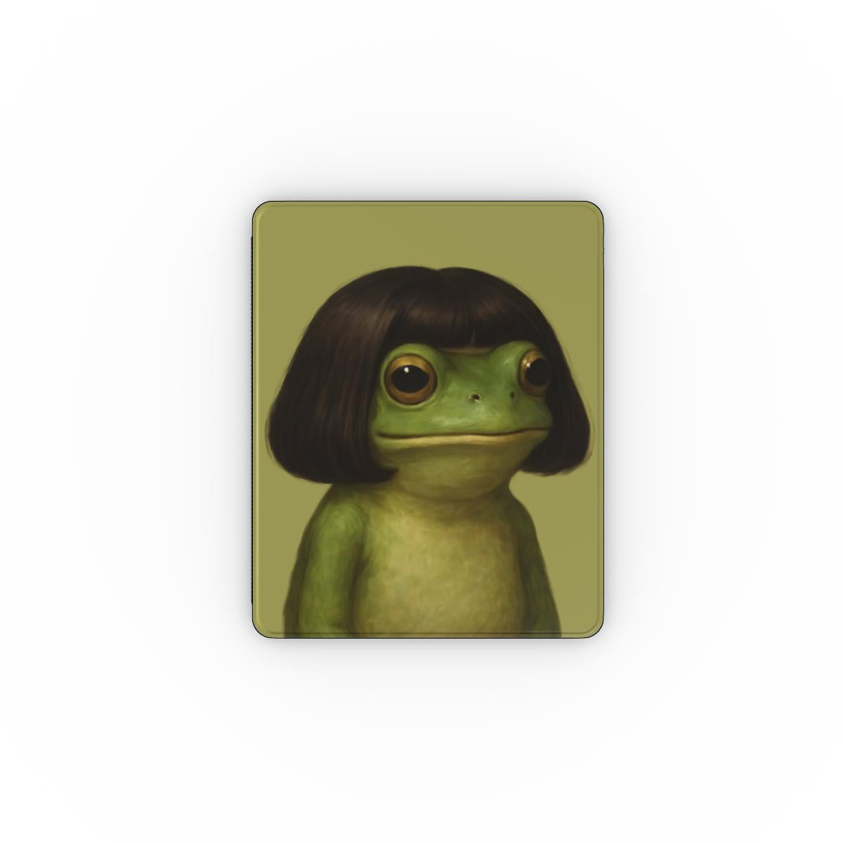 Bob Cut Frog iPad case front cover