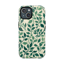 Botanical Leaf Tough Magnetic Phone Case | Green Vine MagSafe Cover