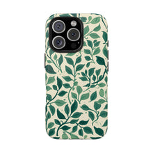 Botanical Leaf Tough Phone Case | Green Vine Protective Cover