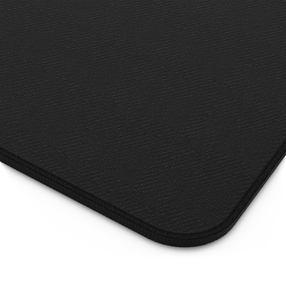 Black non-slip underside of the brown leopard print desk mat