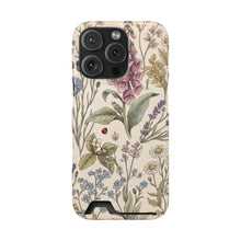 Cottage Meadow Phone Case with Card Holder