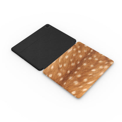Fawn Print iPad case opened flat