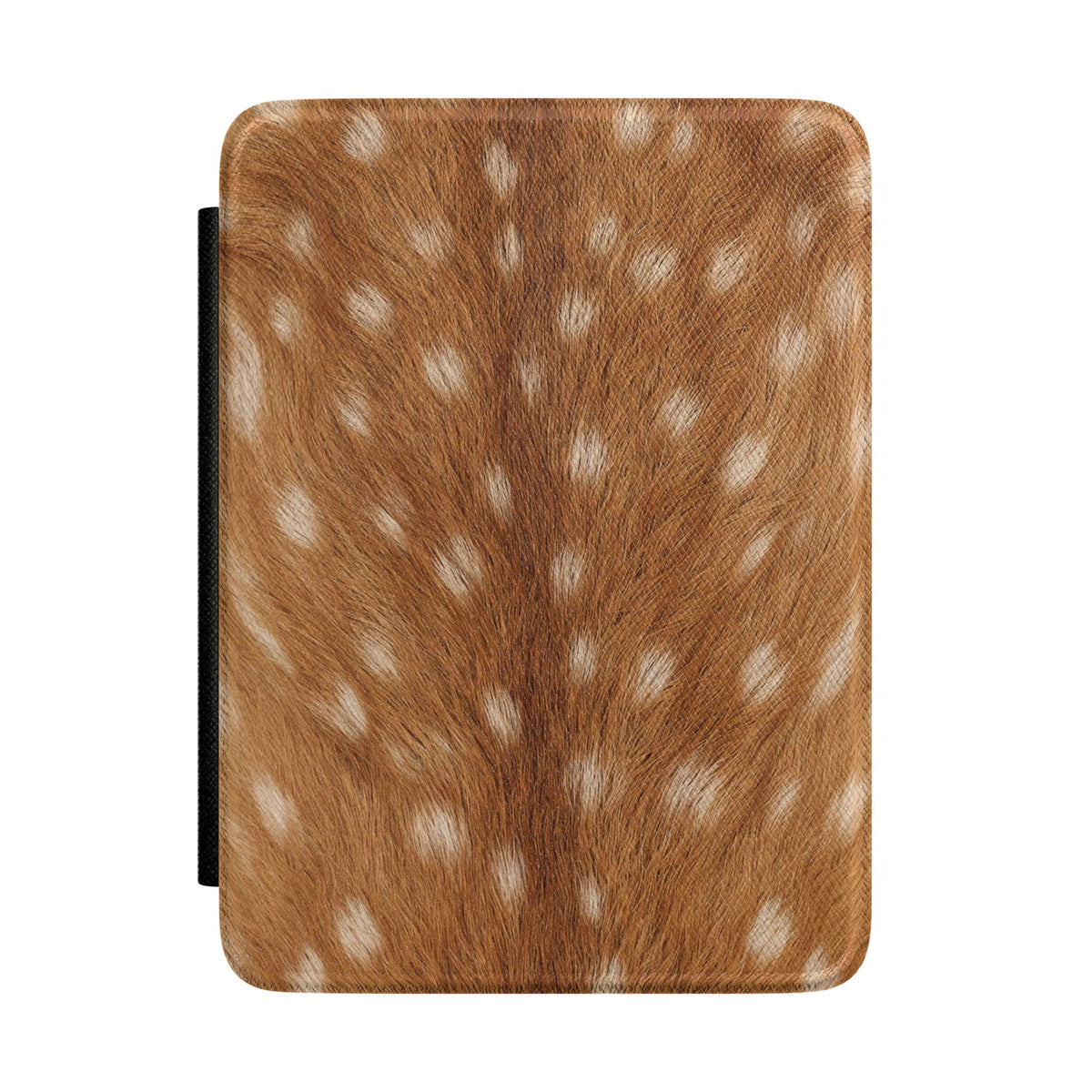 Fawn Print Kindle case front, caramel fur with cream spots
