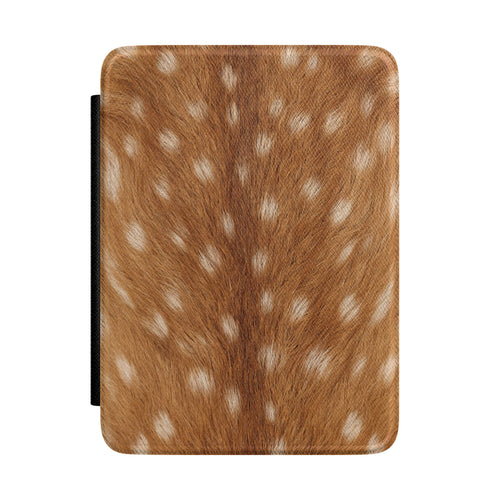 Fawn Print Kindle case front, caramel fur with cream spots