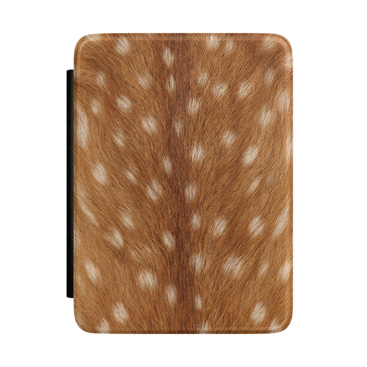 Fawn Print Kindle case front, caramel fur with cream spots