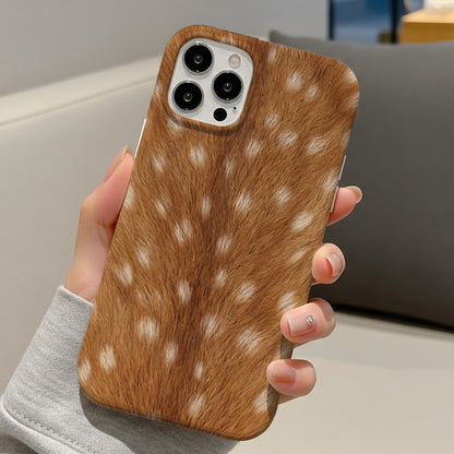 Fawn Print phone case held in hand