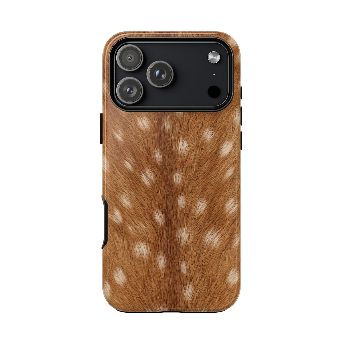 Fawn Print tough phone case on a newer iPhone model