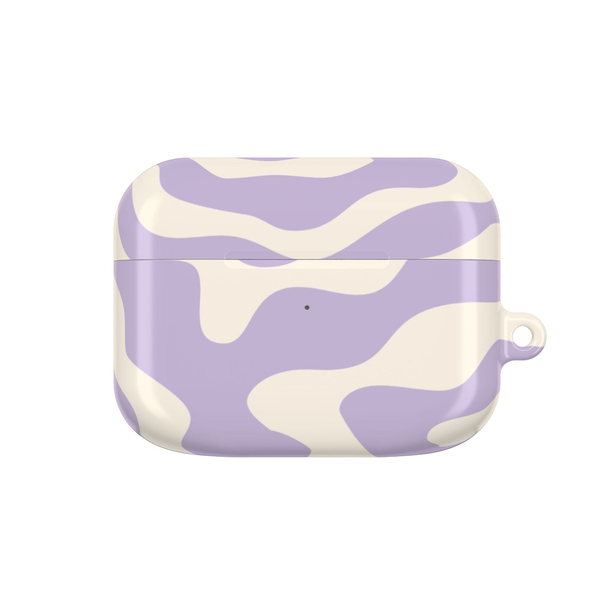 Lavender Swirl AirPods Pro case front view