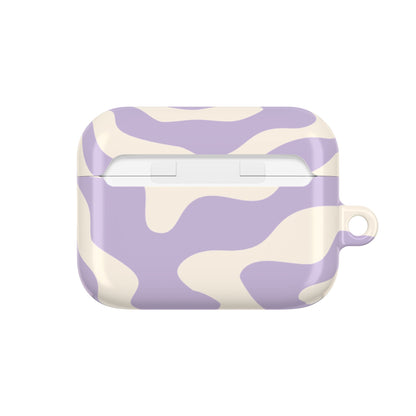 Lavender Swirl AirPods Pro case back view