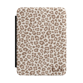 Leopard print Kindle case front cover