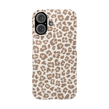 Leopard Print Snap Phone Case | Slim Animal Print Cover