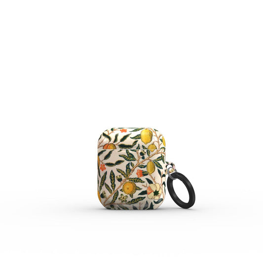 Morris Fruit AirPods case with black carabiner