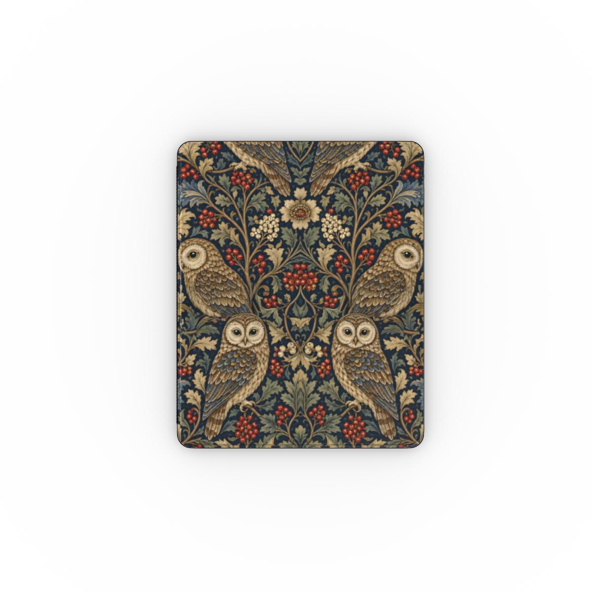 Morris Owls iPad case front cover