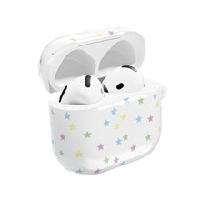 Pastel Stars AirPods Case | Cute Star Cover with Carabiner