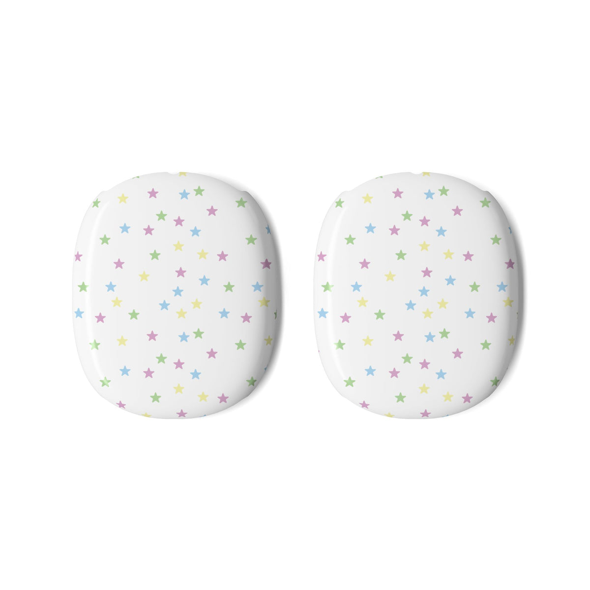 The two Pastel Stars AirPods Max shells shown separately