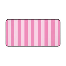 Pink Cabana Stripe Desk Mat
