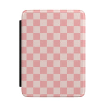 Pink Checkerboard Kindle Case | Checkered Paperwhite Cover